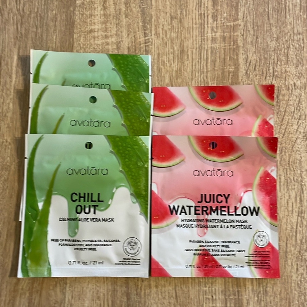 Avatara Set of 6 Face Masks